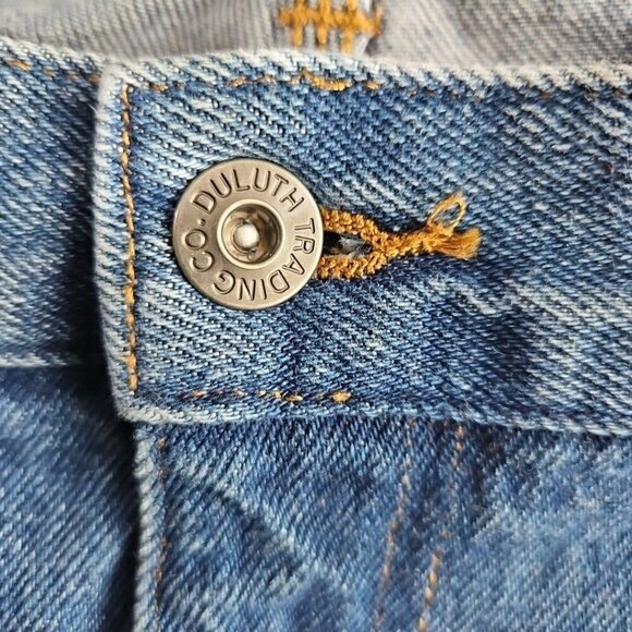 Duluth Trading Co. Jeans Men's 42 X 30 Medium Wash 85058 Heavy Duty Denim - Picture 10 of 16